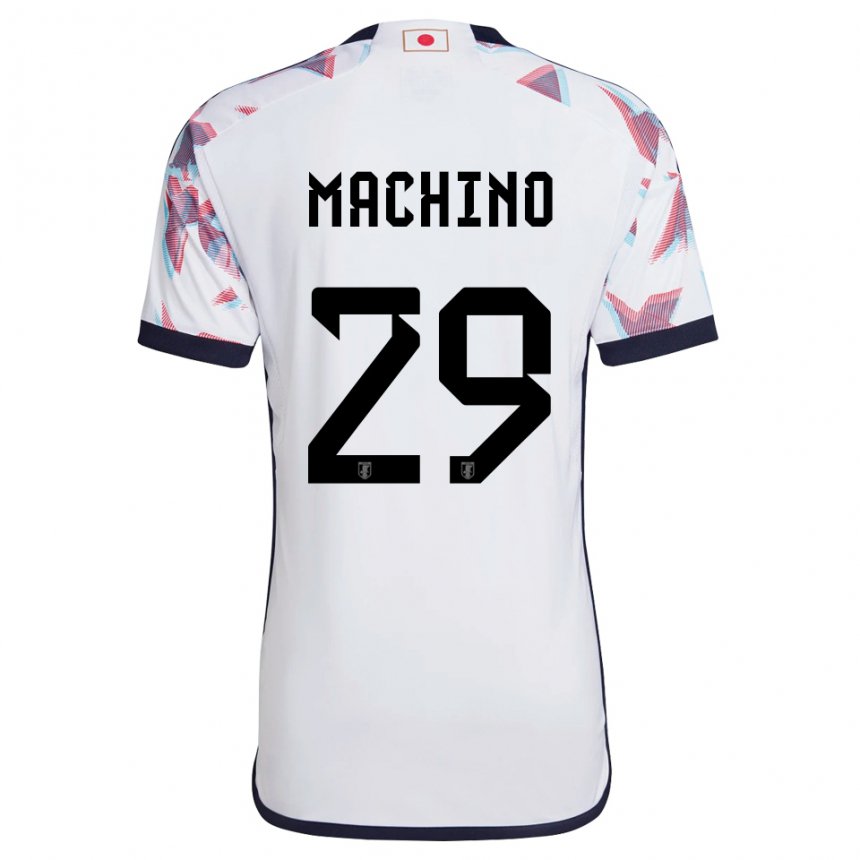 Mujer Camiseta Japón Shuto Machino #29 Blanco 2ª Equipación 22-24 La Camisa