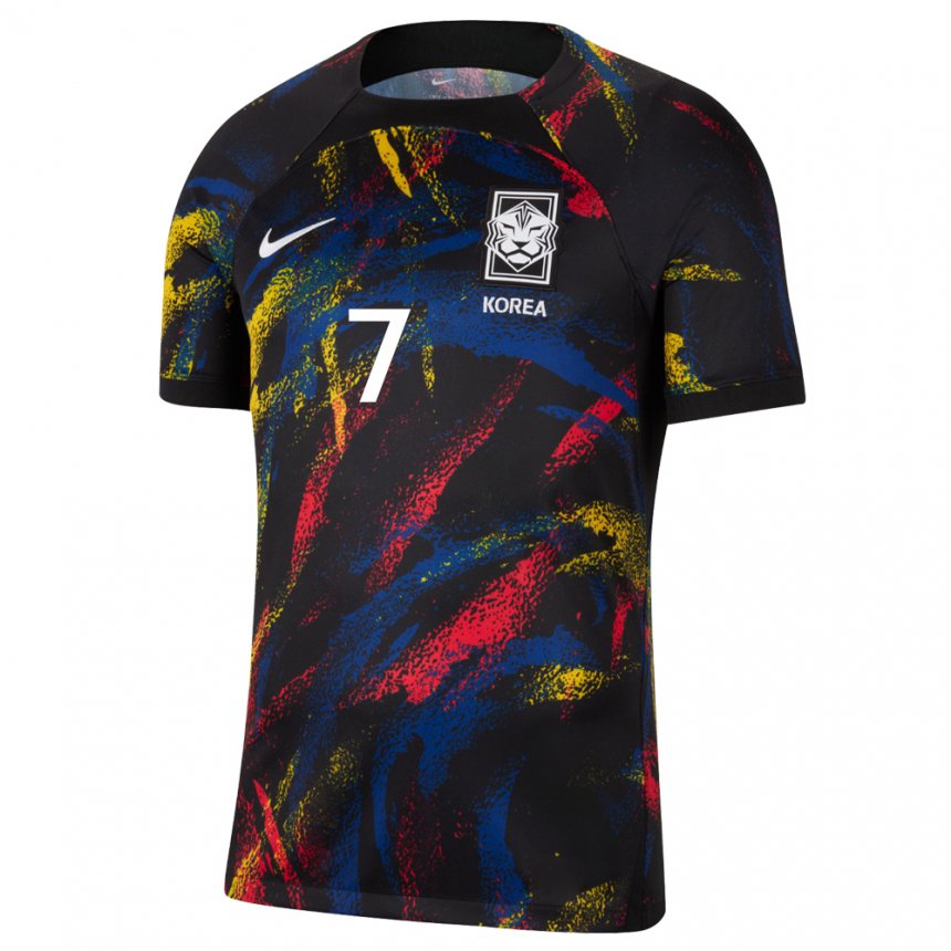 Hombre Camiseta Corea Del Sur Lee Min A #7 Multicolor 2ª Equipación 22-24 La Camisa