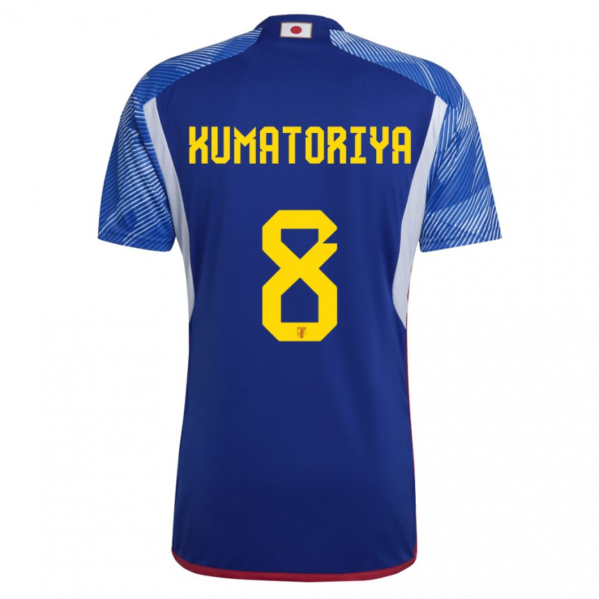 Mujer Camiseta Japón Issei Kumatoriya #8 Azul Real 1ª Equipación 22-24 La Camisa