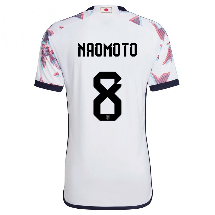 Mujer Camiseta Japón Hikaru Naomoto #8 Blanco 2ª Equipación 22-24 La Camisa