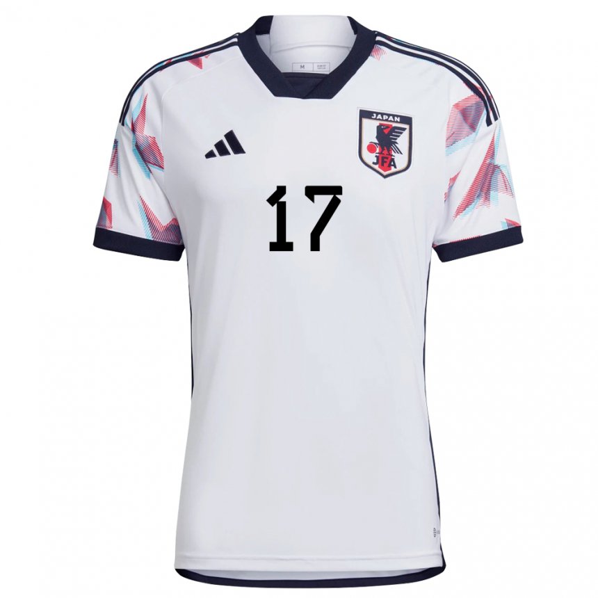 Mujer Camiseta Japón Hana Takahashi #17 Blanco 2ª Equipación 22-24 La Camisa