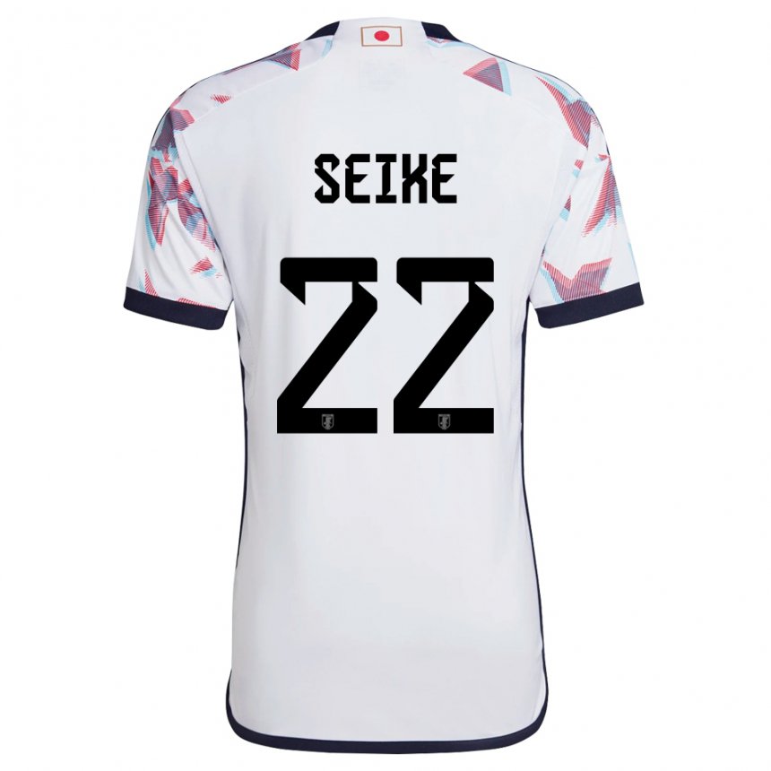 Mujer Camiseta Japón Kiko Seike #22 Blanco 2ª Equipación 22-24 La Camisa