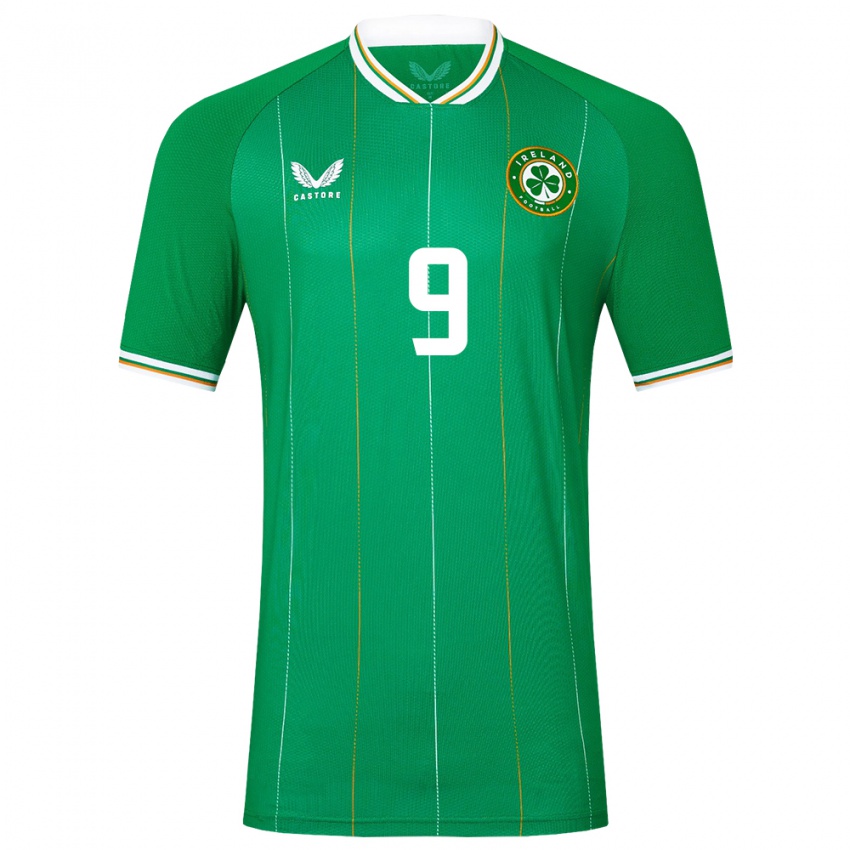 Niño Camiseta Irlanda Sinclair Armstrong #9 Verde 1ª Equipación 24-26 La Camisa