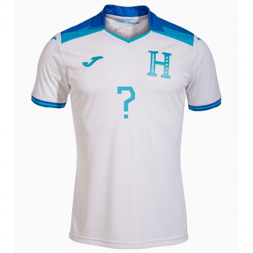 Niño Camiseta Honduras Melida Morales #0 Blanco 1ª Equipación 24-26 La Camisa