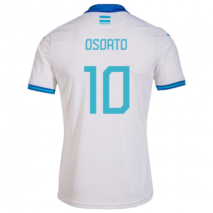 Niño Camiseta Honduras Roberto Osorto #10 Blanco 1ª Equipación 24-26 La Camisa