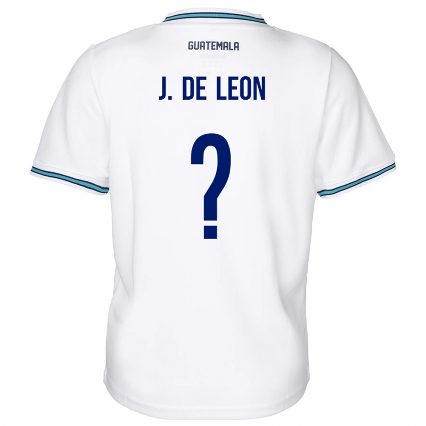 Niño Camiseta Guatemala Jose De Leon #0 Blanco 1ª Equipación 24-26 La Camisa