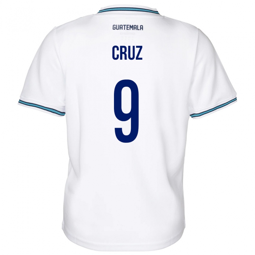 Niño Camiseta Guatemala Celsa Cruz #9 Blanco 1ª Equipación 24-26 La Camisa