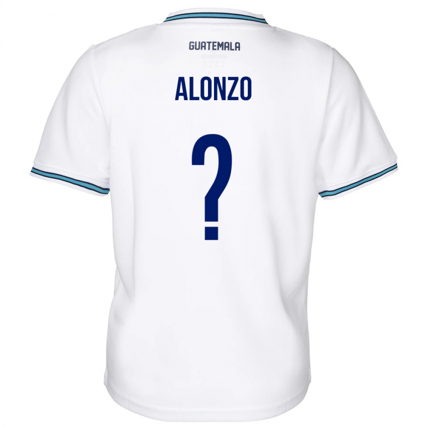 Niño Camiseta Guatemala Anya Alonzo #0 Blanco 1ª Equipación 24-26 La Camisa