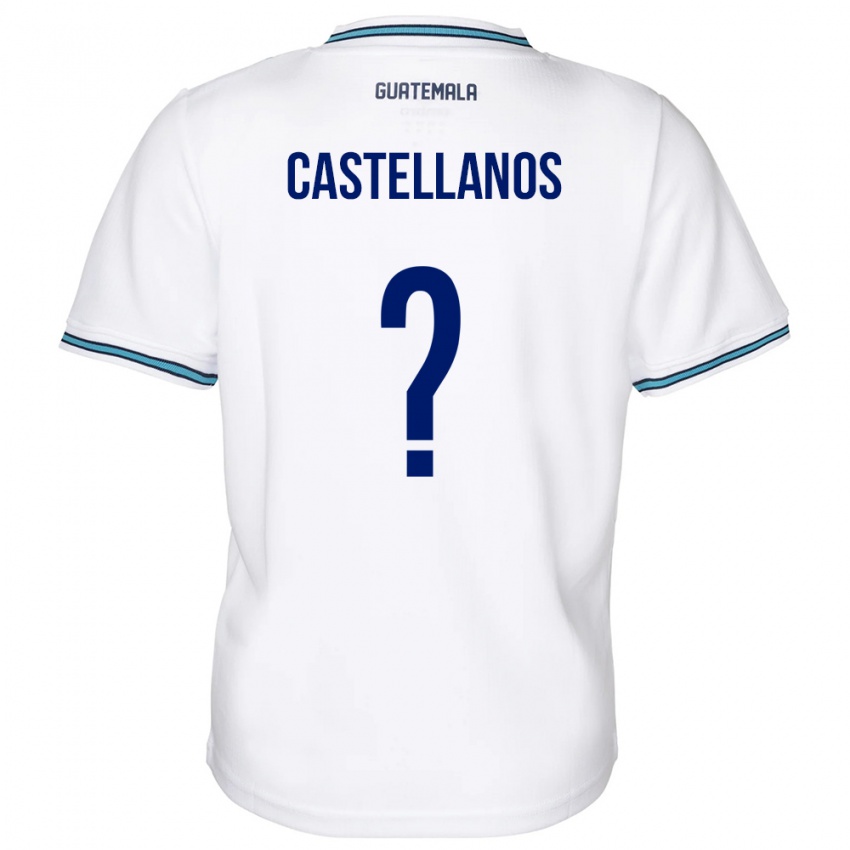 Niño Camiseta Guatemala Jezmin Castellanos #0 Blanco 1ª Equipación 24-26 La Camisa