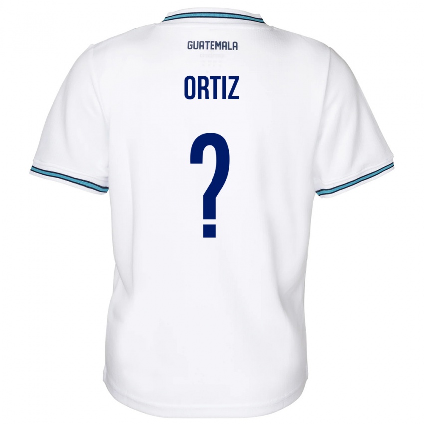 Niño Camiseta Guatemala Jenifer Ortiz #0 Blanco 1ª Equipación 24-26 La Camisa