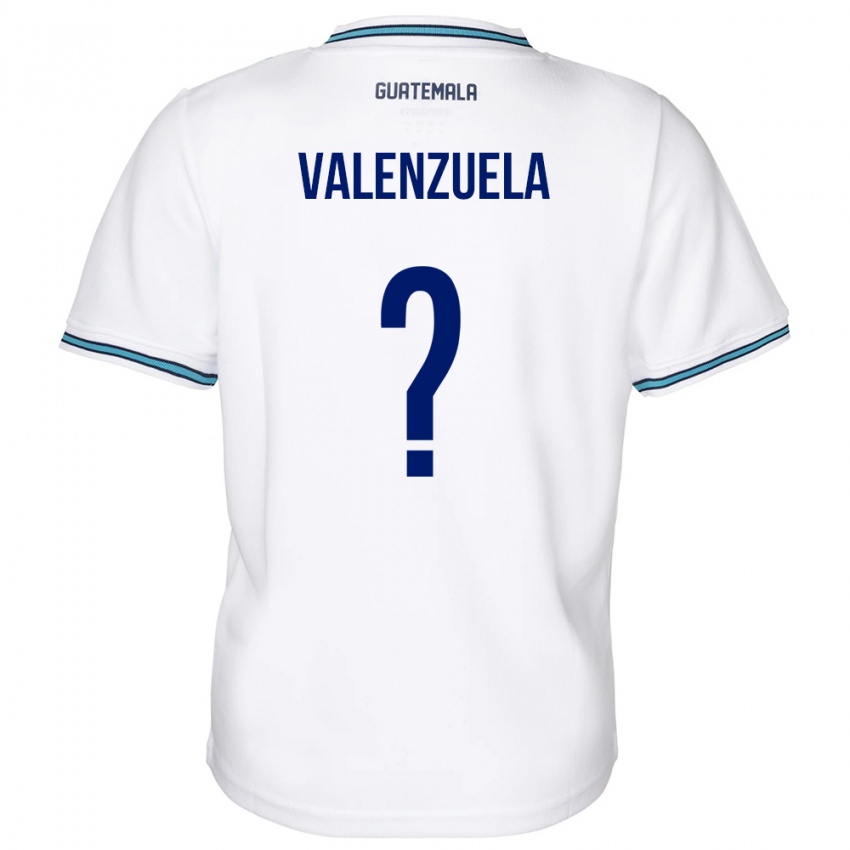 Niño Camiseta Guatemala Briana Valenzuela #0 Blanco 1ª Equipación 24-26 La Camisa