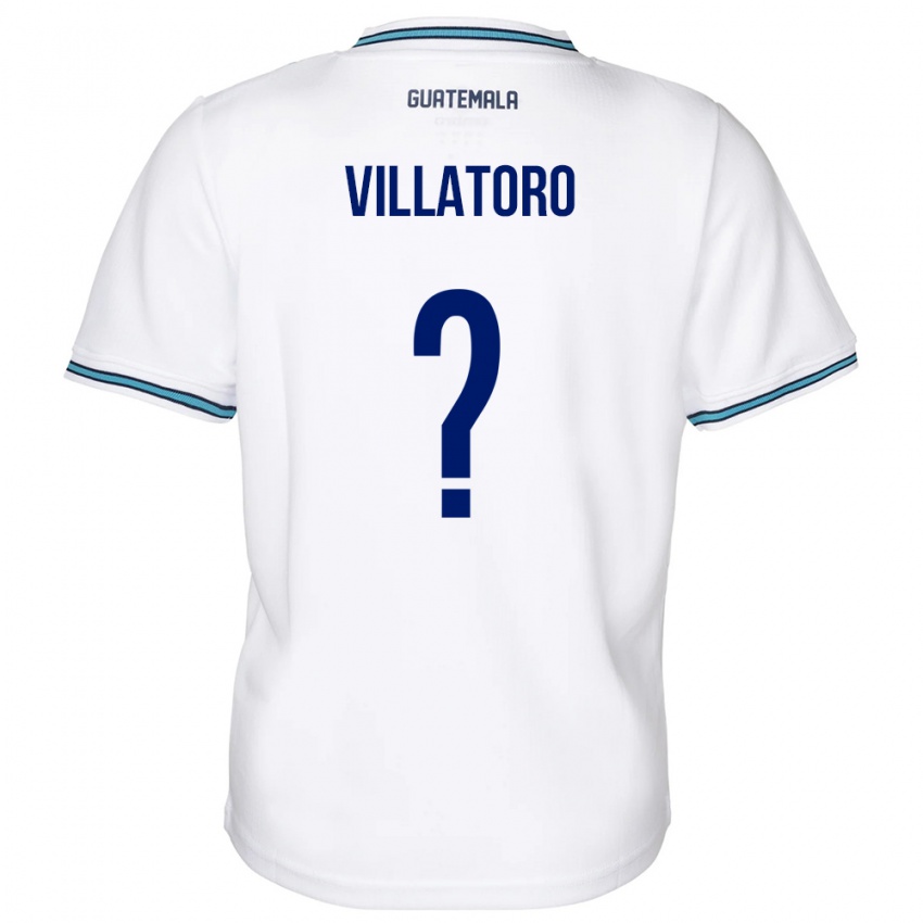 Niño Camiseta Guatemala Grace Villatoro #0 Blanco 1ª Equipación 24-26 La Camisa