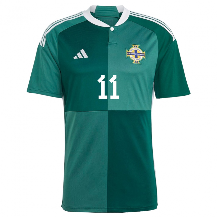 Niño Camiseta Irlanda Del Norte Danielle Maxwell #11 Verde 1ª Equipación 24-26 La Camisa