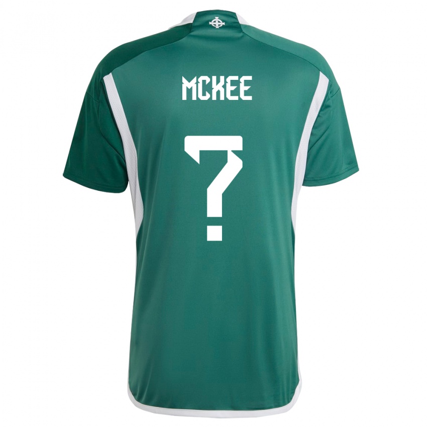 Niño Camiseta Irlanda Del Norte Chris Mckee #0 Verde 1ª Equipación 24-26 La Camisa