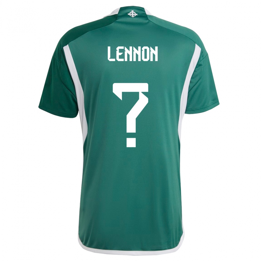 Niño Camiseta Irlanda Del Norte Gallagher Lennon #0 Verde 1ª Equipación 24-26 La Camisa