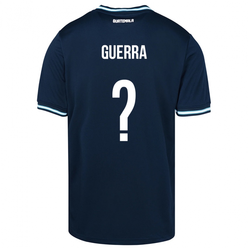 Niño Camiseta Guatemala Decarlo Guerra #0 Azul 2ª Equipación 24-26 La Camisa