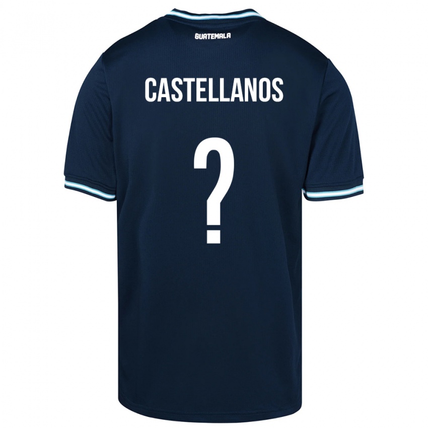 Niño Camiseta Guatemala Jezmin Castellanos #0 Azul 2ª Equipación 24-26 La Camisa