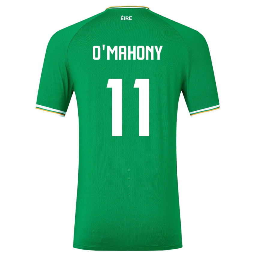 Hombre Camiseta Irlanda Éabha O'mahony #11 Verde 1ª Equipación 24-26 La Camisa