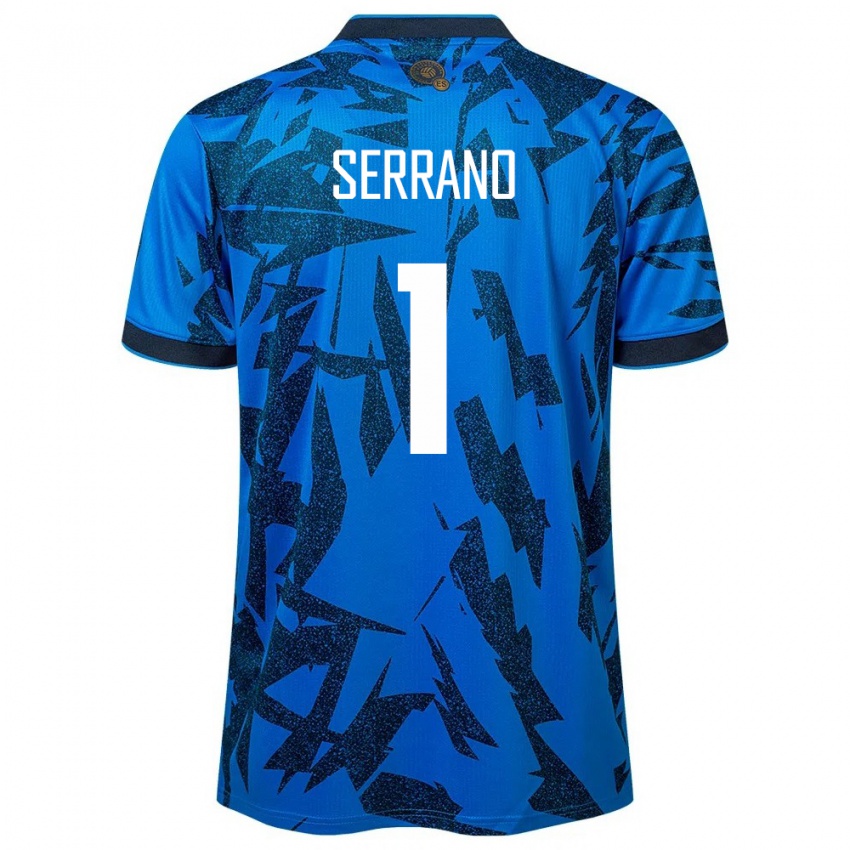 Hombre Camiseta El Salvador Idalia Serrano #1 Azul 1ª Equipación 24-26 La Camisa