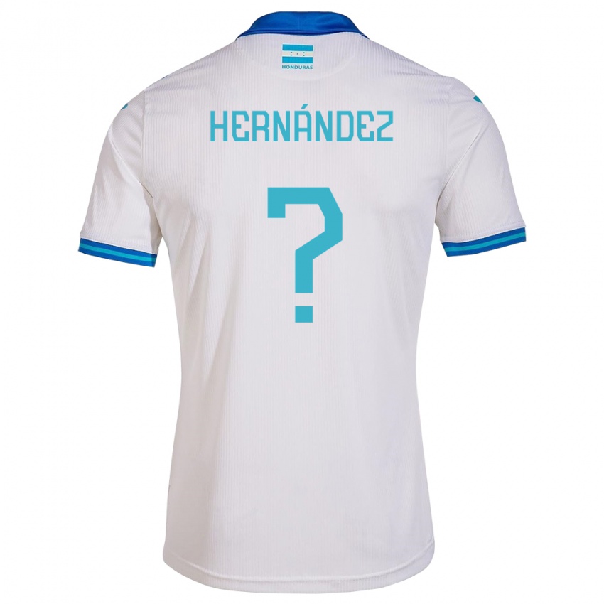 Hombre Camiseta Honduras Riccy Hernández #0 Blanco 1ª Equipación 24-26 La Camisa