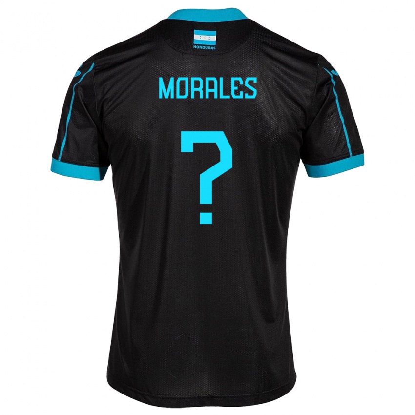 Hombre Camiseta Honduras Melida Morales #0 Negro 2ª Equipación 24-26 La Camisa