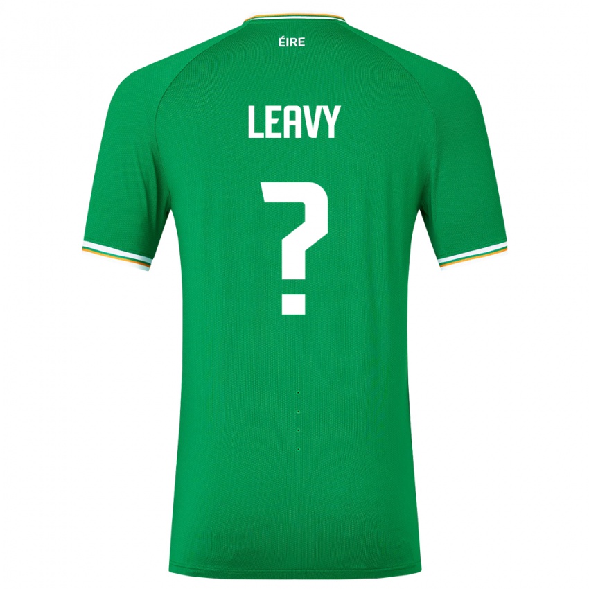 Mujer Camiseta Irlanda Kian Leavy #0 Verde 1ª Equipación 24-26 La Camisa