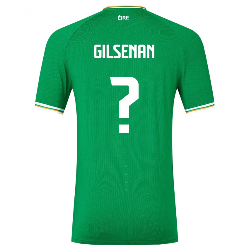 Mujer Camiseta Irlanda Zak Gilsenan #0 Verde 1ª Equipación 24-26 La Camisa