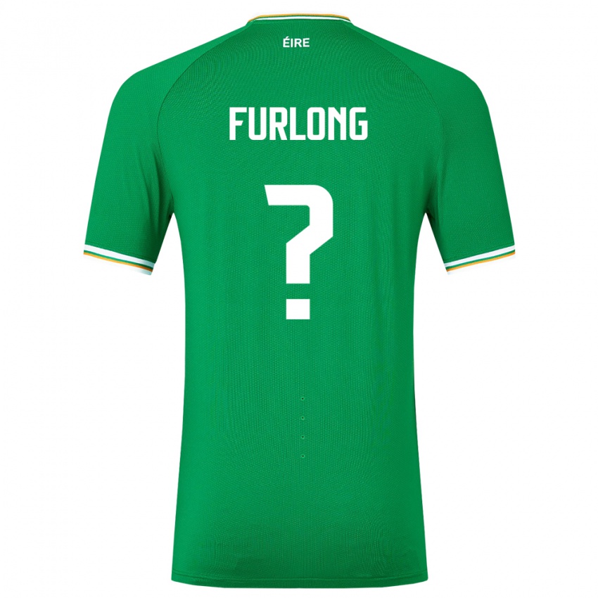 Mujer Camiseta Irlanda James Furlong #0 Verde 1ª Equipación 24-26 La Camisa