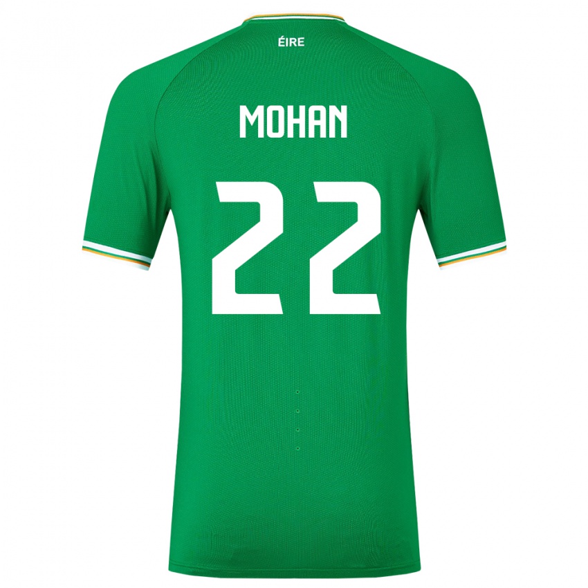 Mujer Camiseta Irlanda Stephen Mohan #22 Verde 1ª Equipación 24-26 La Camisa