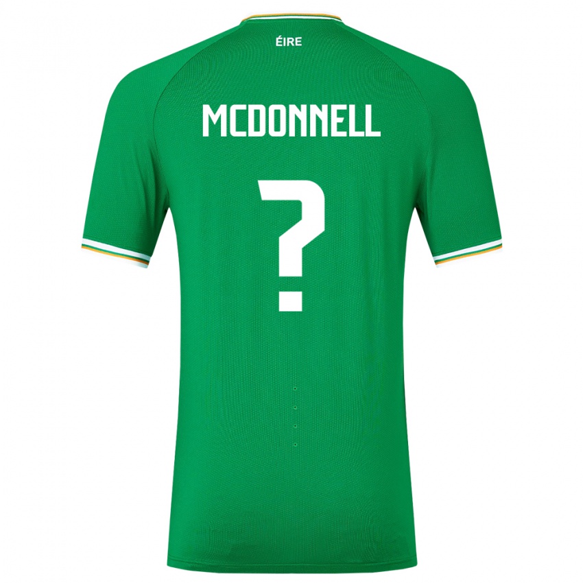 Mujer Camiseta Irlanda Grady Mcdonnell #0 Verde 1ª Equipación 24-26 La Camisa