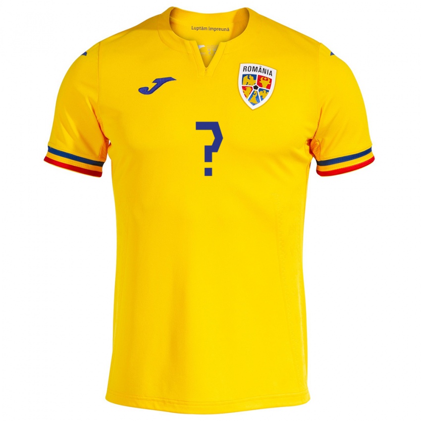 Mujer Camiseta Rumania Laurențiu Vlăsceanu #0 Amarillo 1ª Equipación 24-26 La Camisa