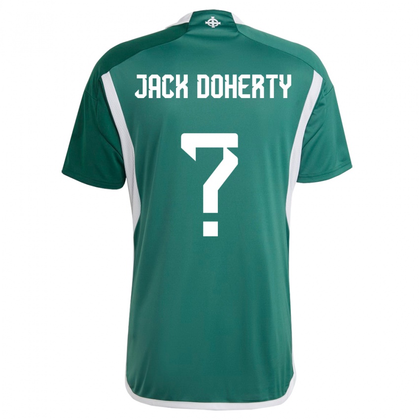 Mujer Camiseta Irlanda Del Norte Jack Doherty #0 Verde 1ª Equipación 24-26 La Camisa