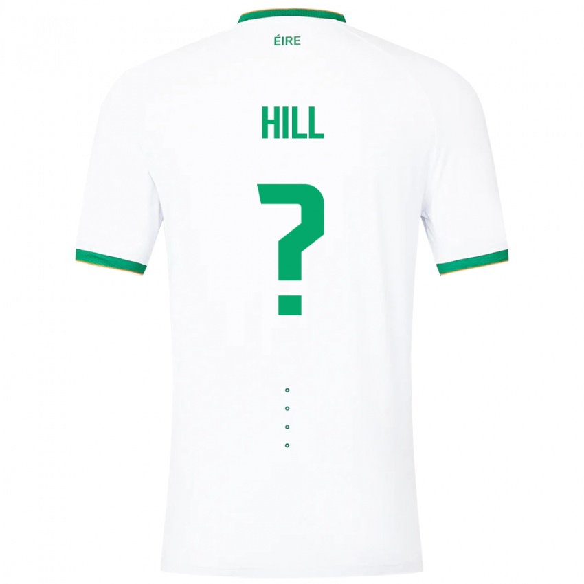 Mujer Camiseta Irlanda Tom Hill #0 Blanco 2ª Equipación 24-26 La Camisa