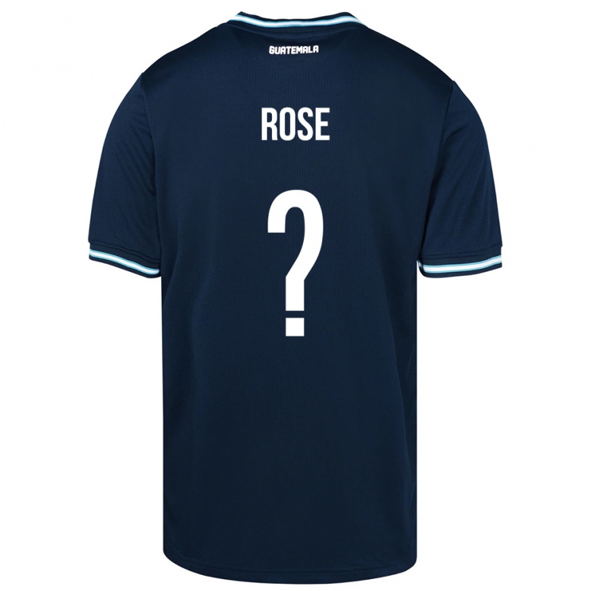 Mujer Camiseta Guatemala Michelle Rose #0 Azul 2ª Equipación 24-26 La Camisa