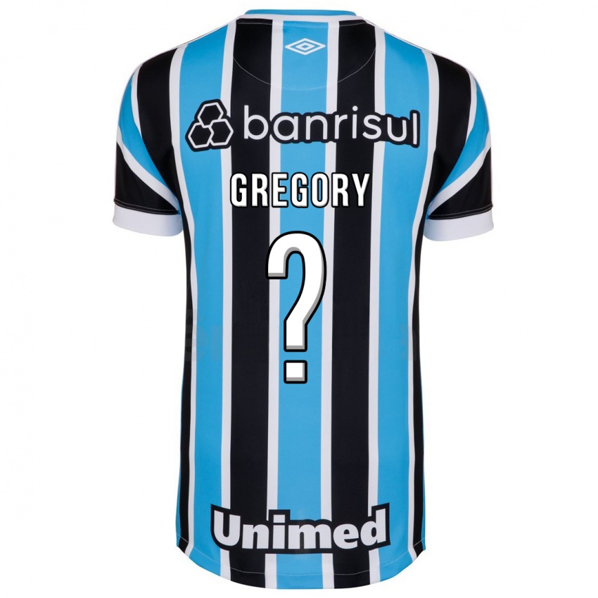 Niño Camiseta Gregory #0 Azul 1ª Equipación 2023/24 La Camisa