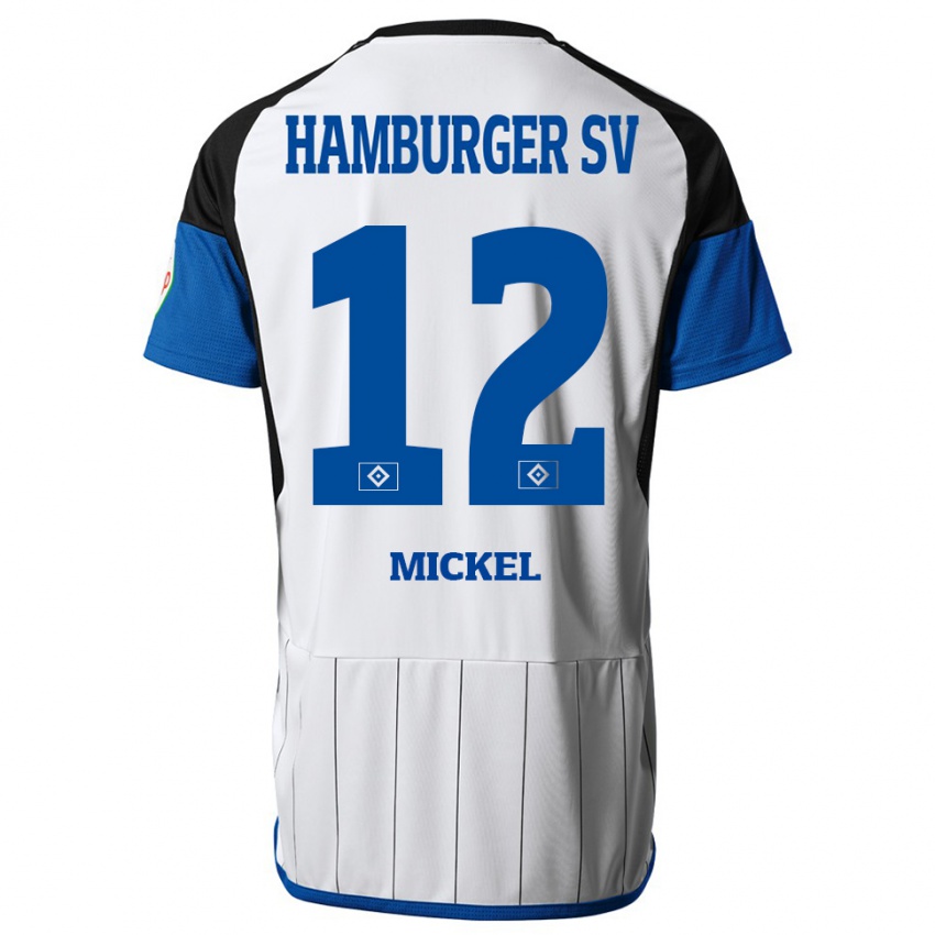 Niño Camiseta Tom Mickel #12 Blanco 1ª Equipación 2023/24 La Camisa