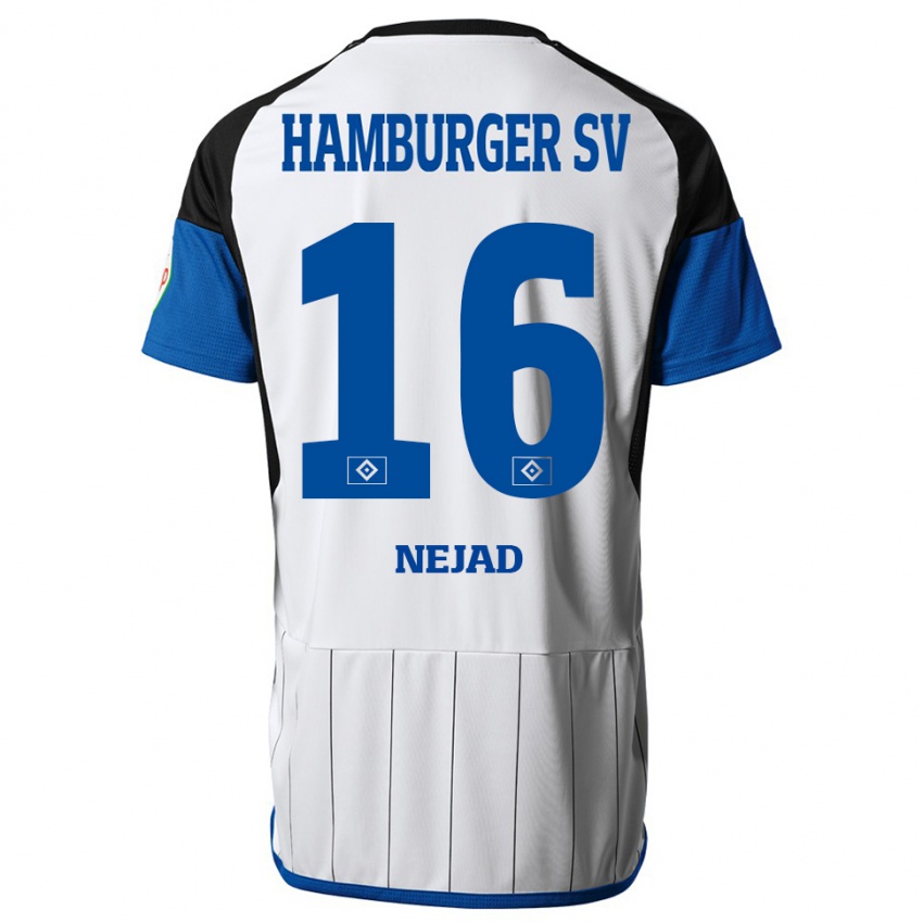 Niño Camiseta Milad Nejad #16 Blanco 1ª Equipación 2023/24 La Camisa