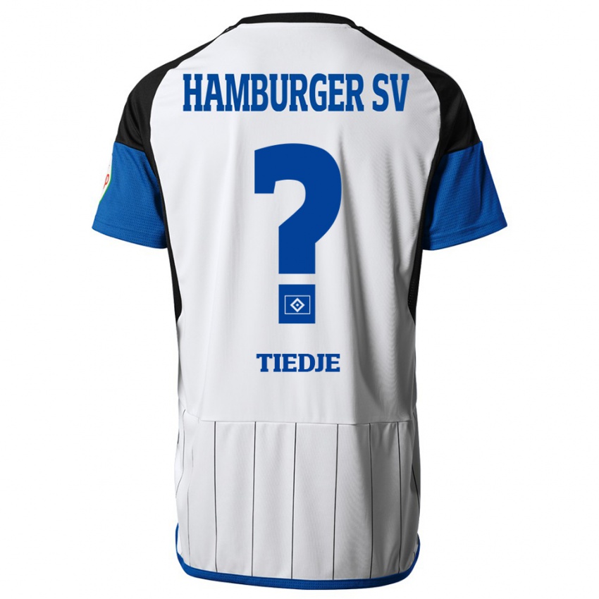 Niño Camiseta Patrick Tiedje #0 Blanco 1ª Equipación 2023/24 La Camisa