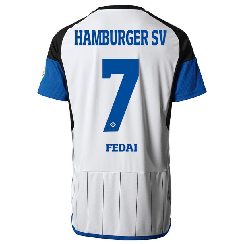 Niño Camiseta Martin Fedai #7 Blanco 1ª Equipación 2023/24 La Camisa