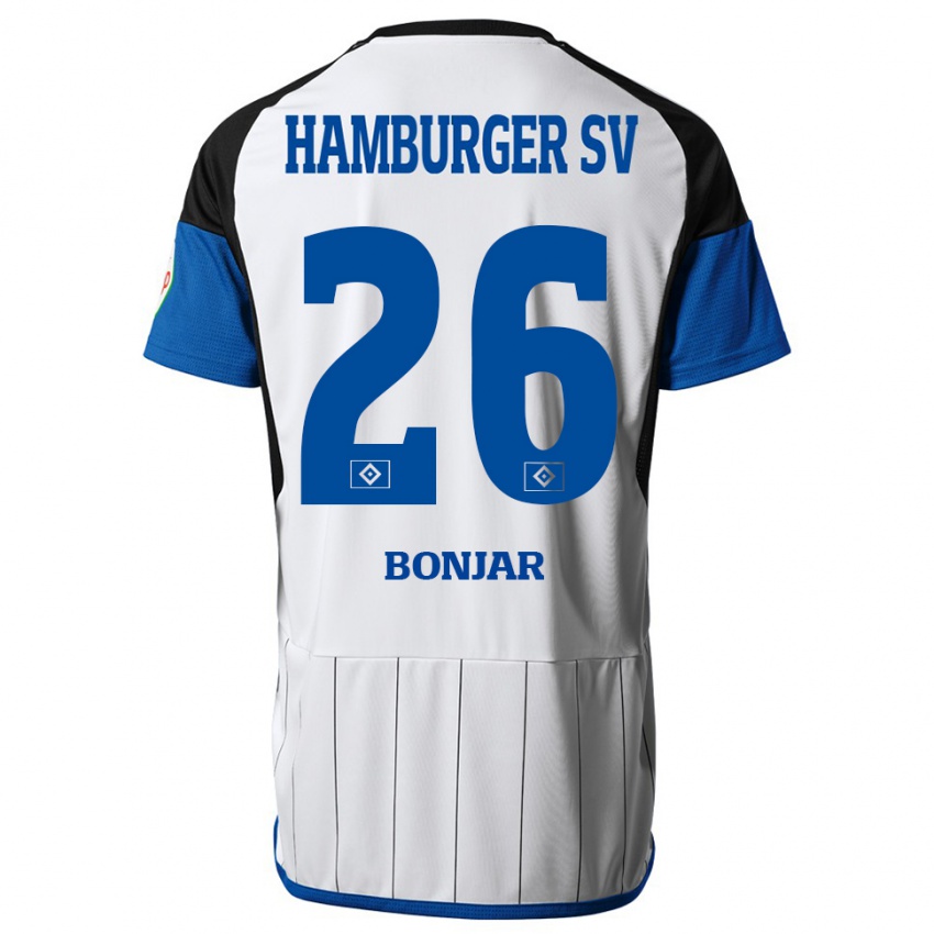 Niño Camiseta Amir Bonjar #26 Blanco 1ª Equipación 2023/24 La Camisa