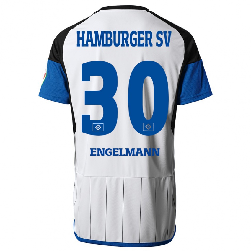 Niño Camiseta Timon Engelmann #30 Blanco 1ª Equipación 2023/24 La Camisa