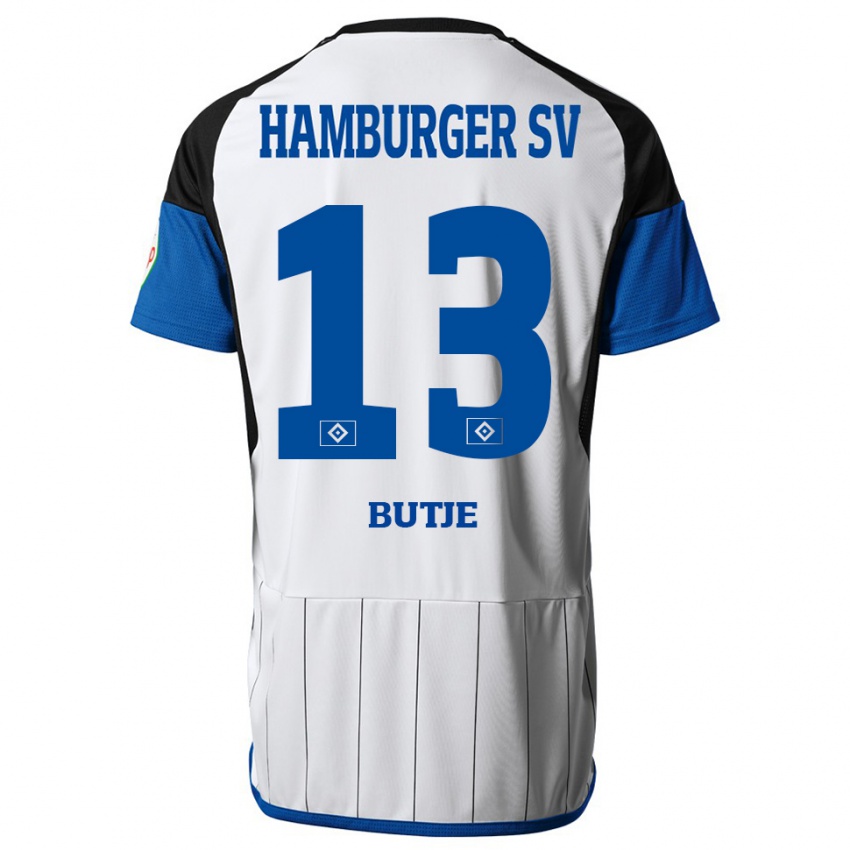 Niño Camiseta Sophie Bütje #13 Blanco 1ª Equipación 2023/24 La Camisa