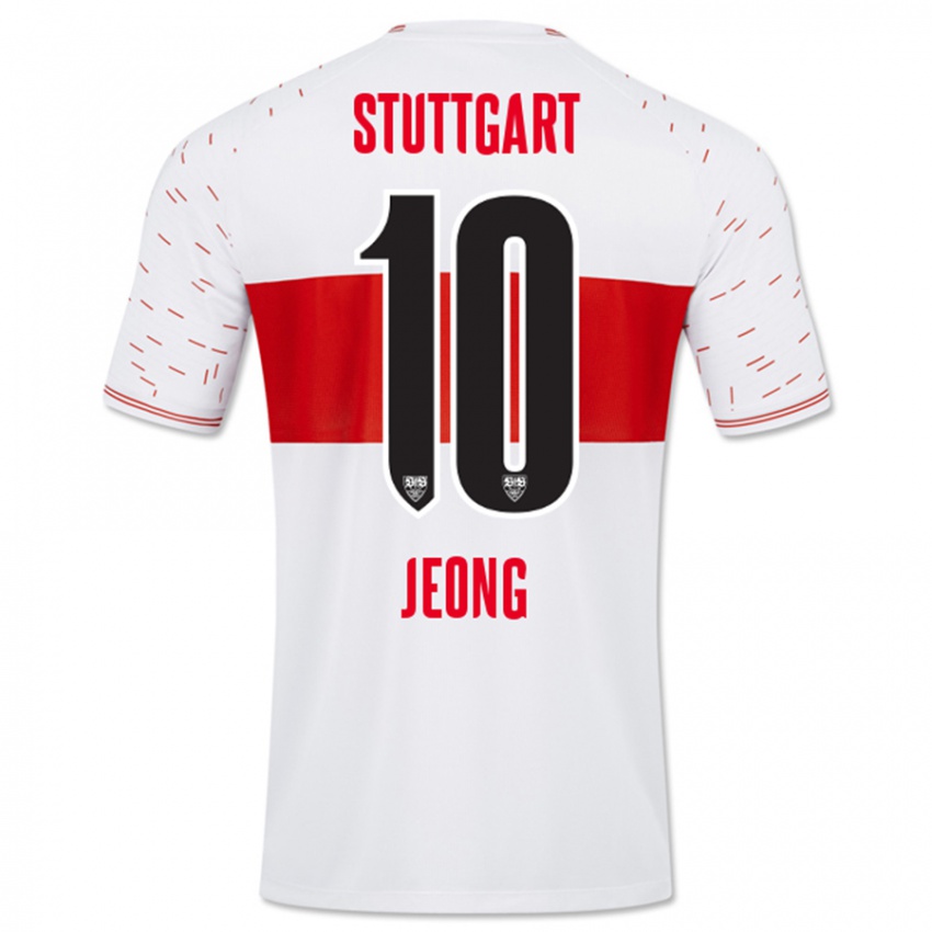 Niño Camiseta Woo-Yeong Jeong #10 Blanco 1ª Equipación 2023/24 La Camisa