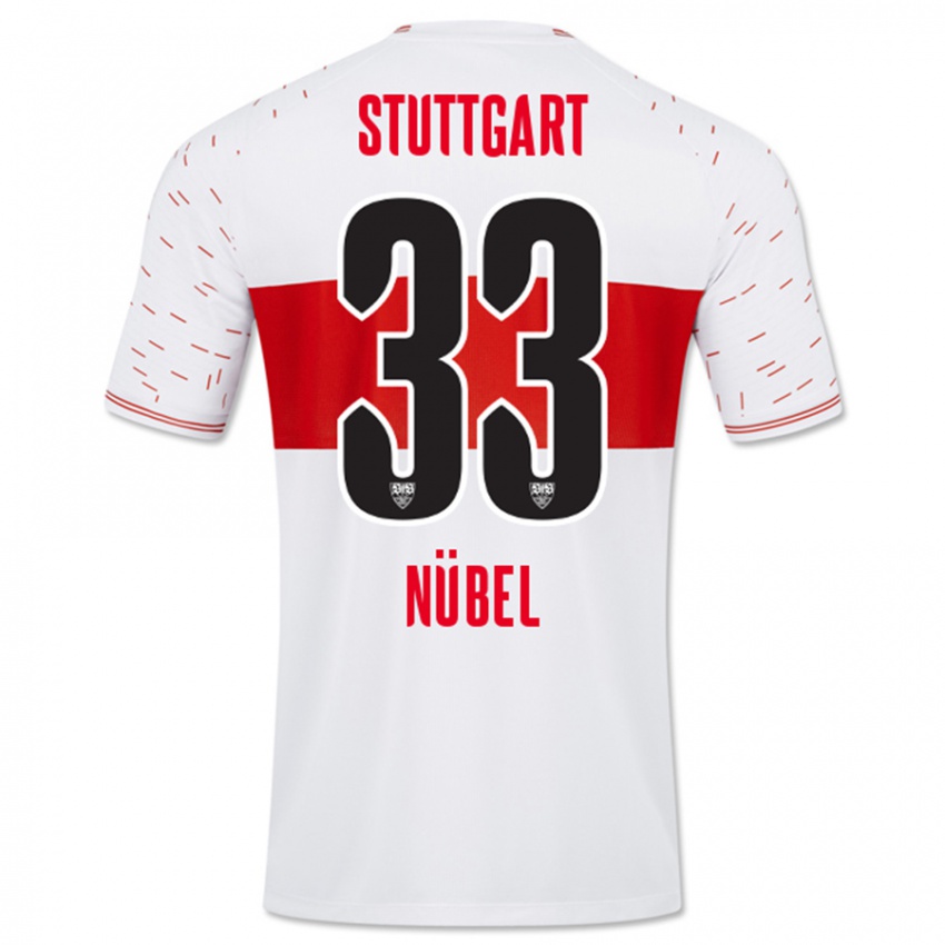 Niño Camiseta Alexander Nübel #33 Blanco 1ª Equipación 2023/24 La Camisa