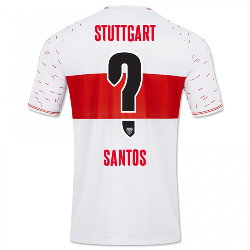 Niño Camiseta Tom Santos #0 Blanco 1ª Equipación 2023/24 La Camisa