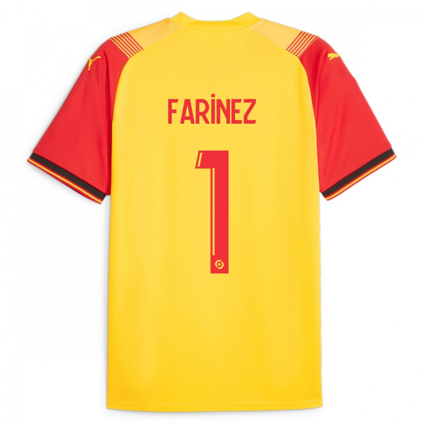 Niño Camiseta Wuilker Fariñez #1 Amarillo 1ª Equipación 2023/24 La Camisa