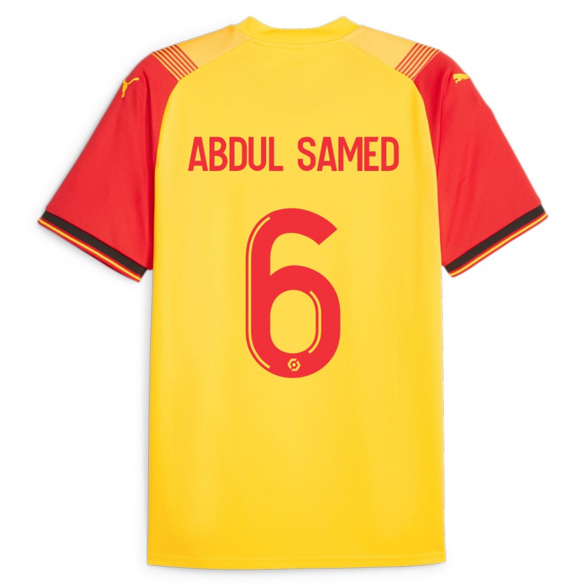 Niño Camiseta Salis Abdul Samed #6 Amarillo 1ª Equipación 2023/24 La Camisa