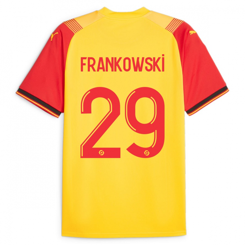 Niño Camiseta Przemyslaw Frankowski #29 Amarillo 1ª Equipación 2023/24 La Camisa