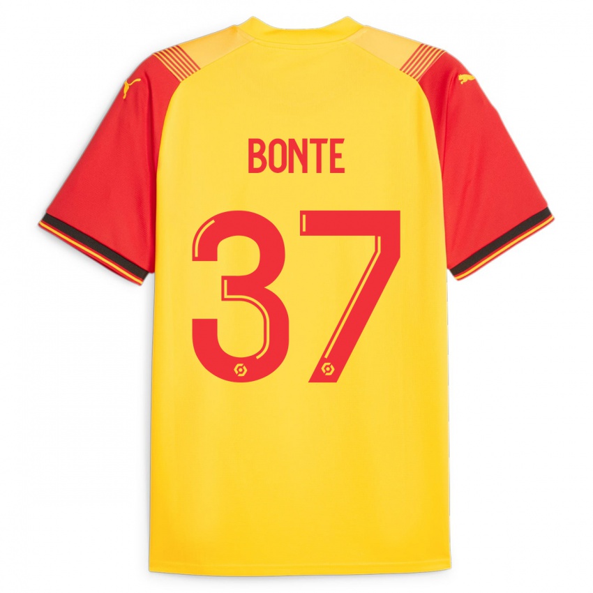 Niño Camiseta Nolan Bonte #37 Amarillo 1ª Equipación 2023/24 La Camisa