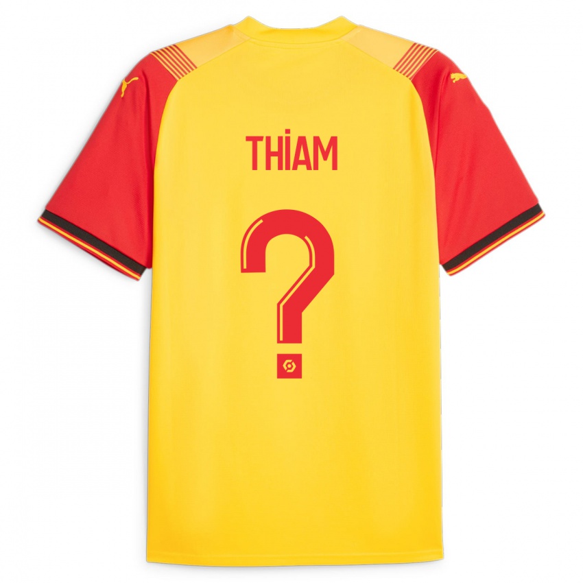 Niño Camiseta Mamadou Thiam #0 Amarillo 1ª Equipación 2023/24 La Camisa